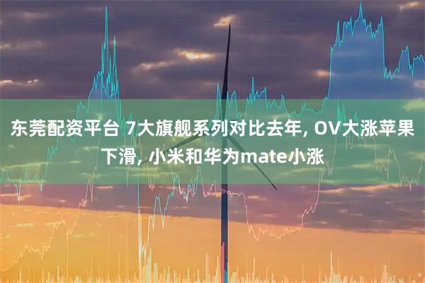 东莞配资平台 7大旗舰系列对比去年, OV大涨苹果下滑, 小米和华为mate小涨
