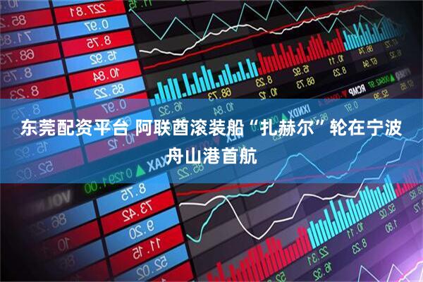 东莞配资平台 阿联酋滚装船“扎赫尔”轮在宁波舟山港首航